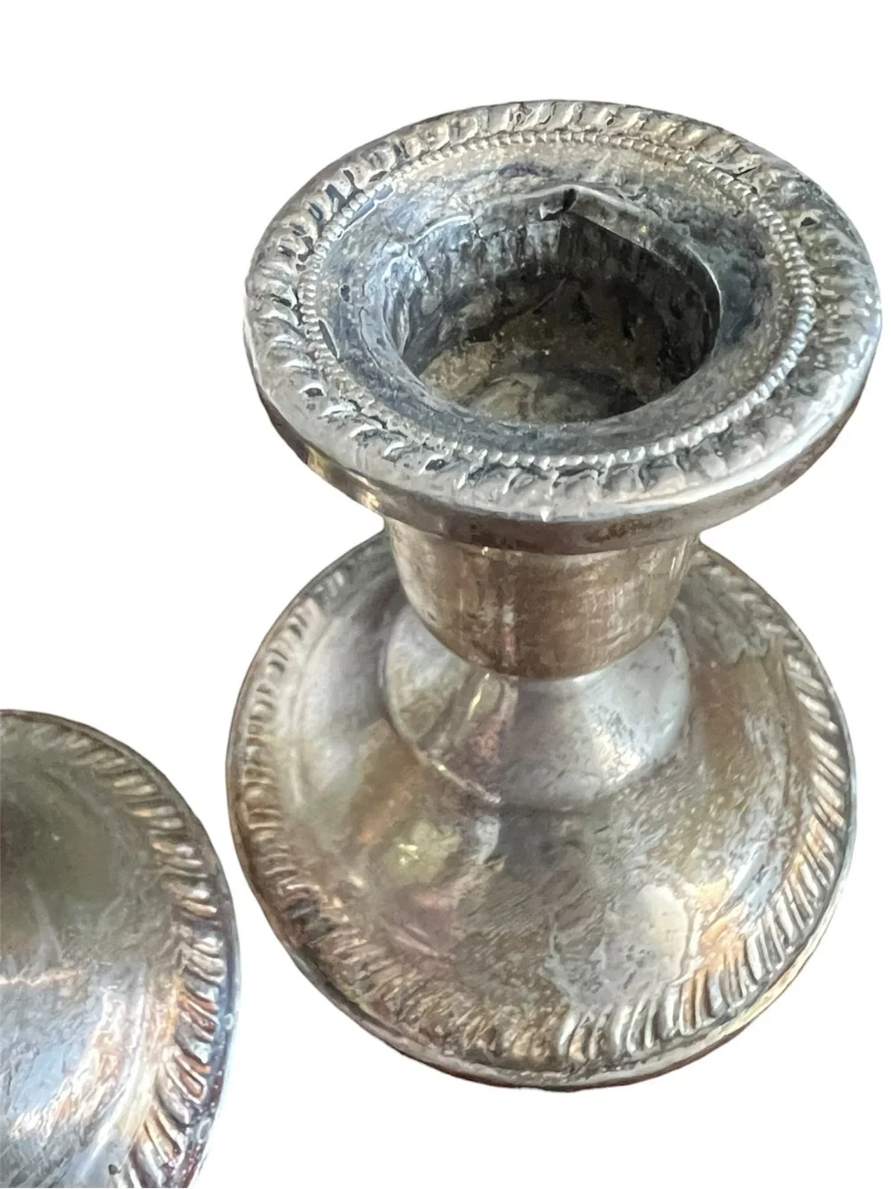 Duchin Creation • Sterling Silver Weighted Candlestick Holders 2.75” Short